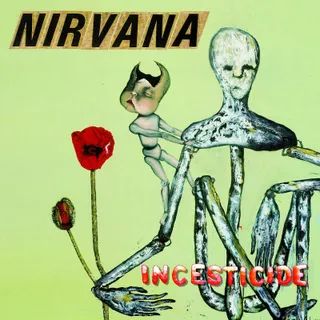 the cover art for nirvana's upcoming album, incestiblede with an image of