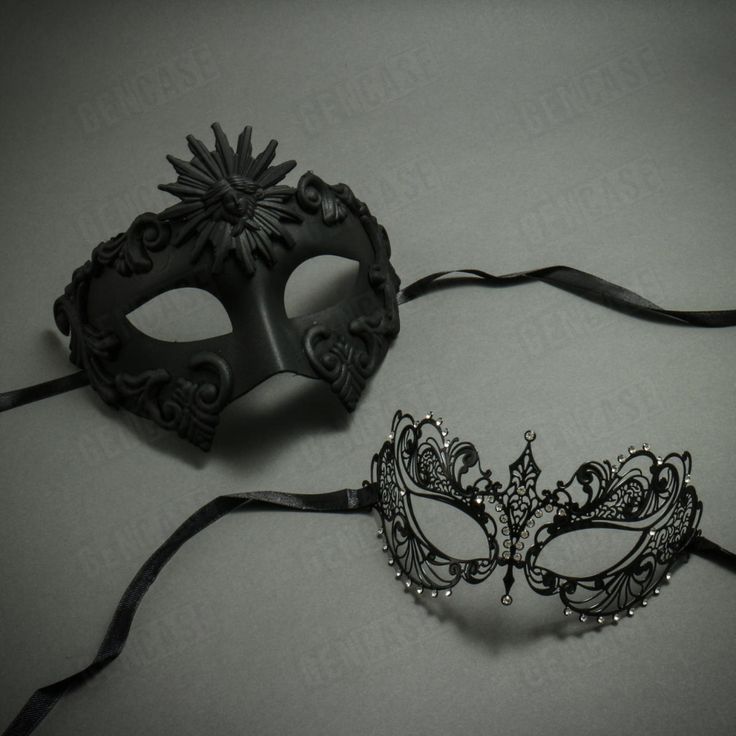 100% Brand New, High Quality The Masks Fit Most Adults Comes With Ribbons On 2 Sides To Wear And Keep The Mask In Place On Your Face Beautiful Mysterious, Intrigue, Unique Venetian Masquerade Masks For Couples This Set Of Couple Masks For Him & Her Is A Great Costume Accessories For Halloween, Masquerade Ball, Venetian Costume, Wedding,Prom Party, And Any Mask Event Usms-M2598bk-M33143bksv Halloween Masquerade Ball, Masquerade Aesthetic, Villain Mask, Venetian Costume, Couples Masquerade Masks, Warrior Mask, Black Masquerade Mask, Costume Wedding, Venetian Masquerade Masks