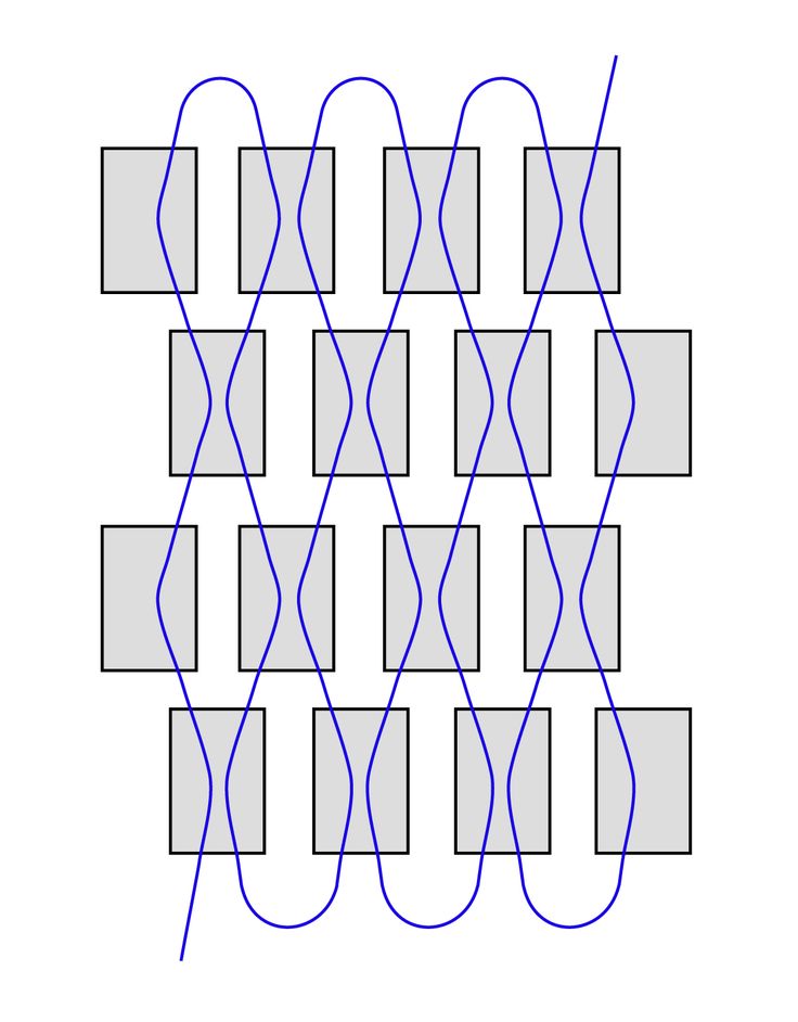 an image of a computer screen with blue lines going through the top and bottom half