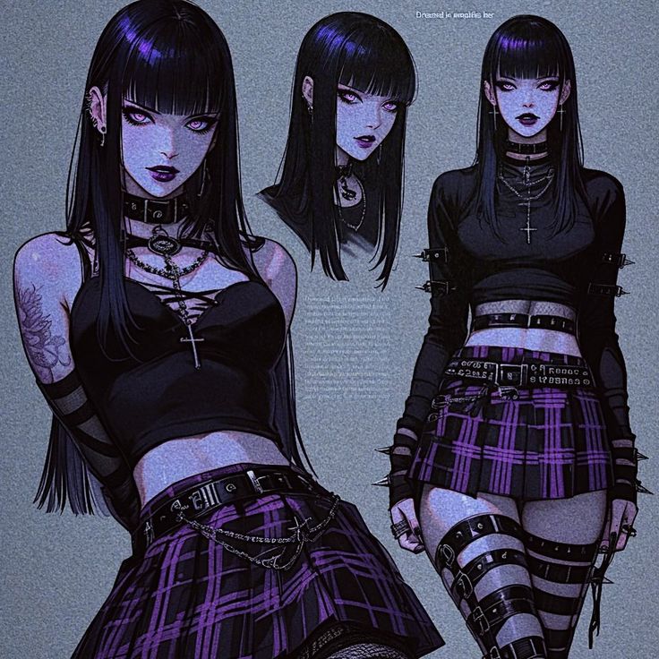 Goth Anime Outfit, Goth Anime, Cyberpunk Clothes, Anime Outfit, Vampire Art, Goth Women, Goth Art, Beauty Inspo, 5 Anime