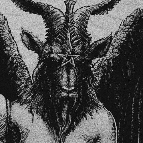 an image of a demon with wings on his head