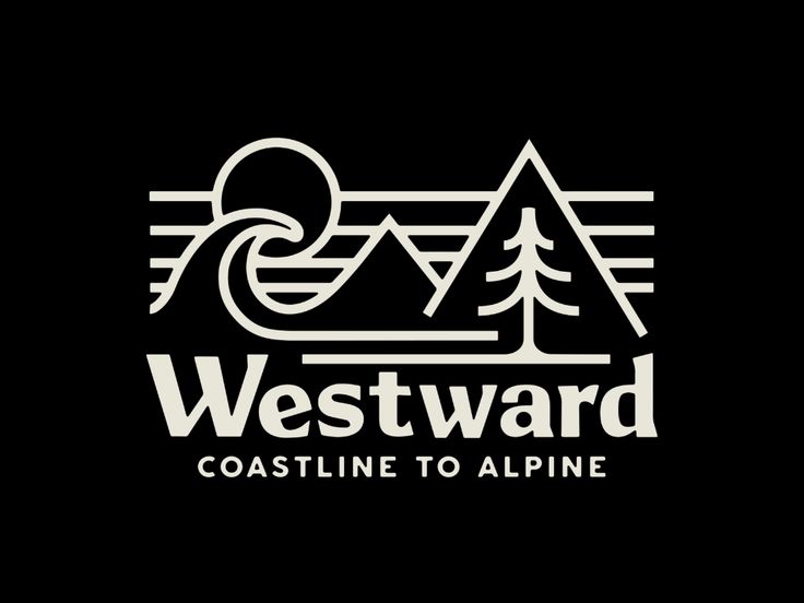 the logo for westward coastline to alpine