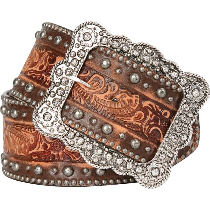 Double J Ladies Saddlery Vintage Hand Tooled Western Cowgirl Belt Concho Belts, Cowgirl Belt, Cowgirl Belts, Vintage Hand Tools, Bling Belts, Double J, Cowgirl Bling, Showing Livestock, Spur Straps