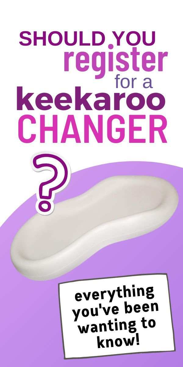 a poster with the words, should you register for a keekaroo changer?