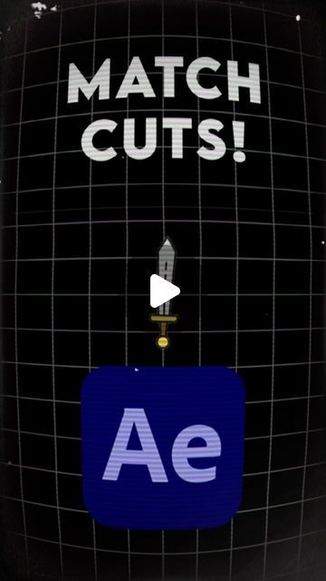 an animated video game with the words match cuts on it's screen and a blue square