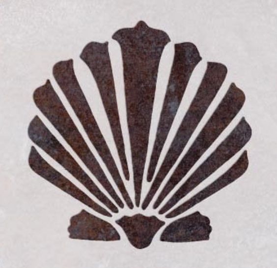 an image of a shell that is on the wall