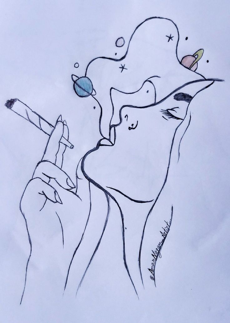 Smoker Drawings Aesthetic, Smoker Paint Ideas, Drawing Ideas Easy For Stoners, Smoker Drawings, Drawing Face Sketch, Bong Drawing, Weeds Drawing Sketches, Lungs Drawing, Sketch Model