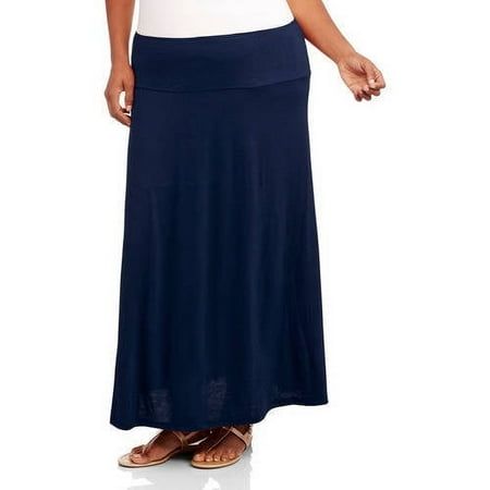 Classic and fashionable, this trendy maxi-length skirt from 24/7 Comfort Apparel features an easygoing elastic waistband for constant comfort in style. This stylish skirt is finished with a touch of stretch to fit any body type like a charm. Available in a wide array of colors, this skirt is the perfect addition to any fashionista's wardrobe. Size: 3XL.  Color: Blue.  Gender: female.  Age Group: adult. Plus Size Maxi Skirt, Stylish Skirts, Plus Size Maxi, Blue Gender, Body Types, Gender Female, Maxi Skirt, Age Group, Color Blue