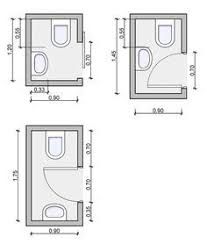 the measurements for a toilet and sink are shown in three different sizes, including one with an open door