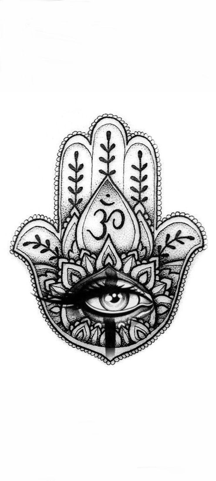 a hamsa with an eye on it