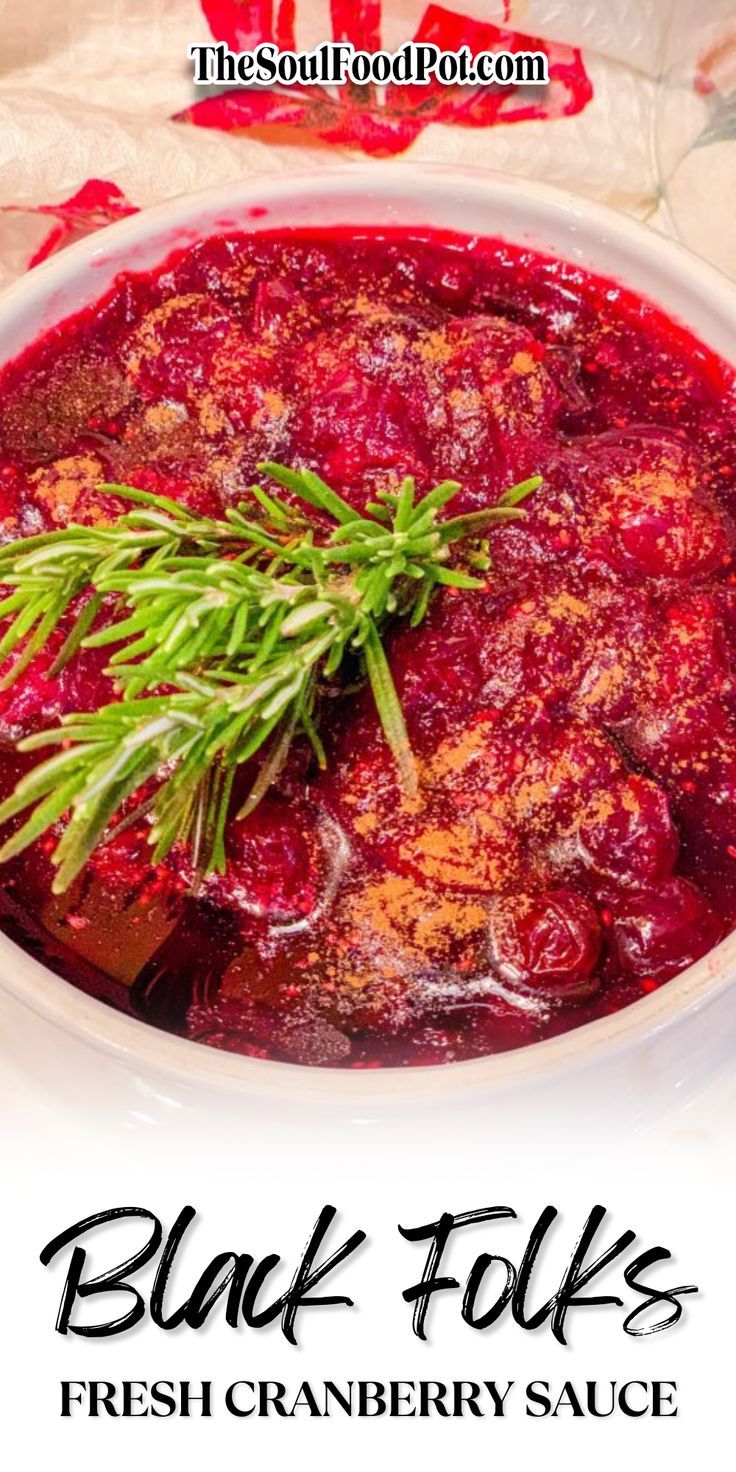 Black folks fresh cranberry sauce is the soul food version of classic cranberry sauce because Southern Black folks always spice things up! Fresh Cranberry Recipes, Bbq Sauce Homemade Easy, Fresh Cranberry Sauce, Southern Cooking Recipes, Fresh Cranberry, Deep South Dish, New Orleans Recipes, Leftover Cranberry Sauce, Southern Recipes Soul Food