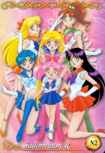 sailor moon and other anime characters