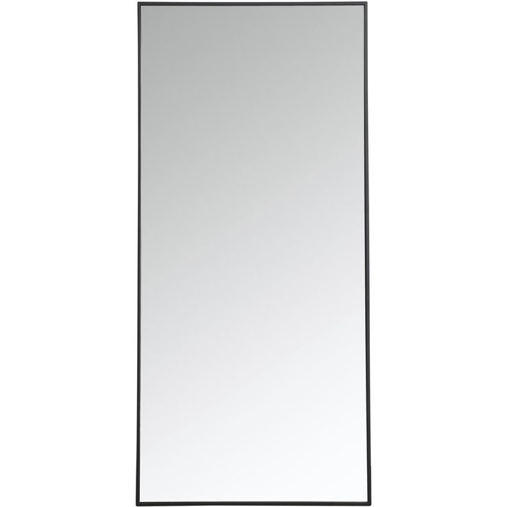 an empty mirror on a white background