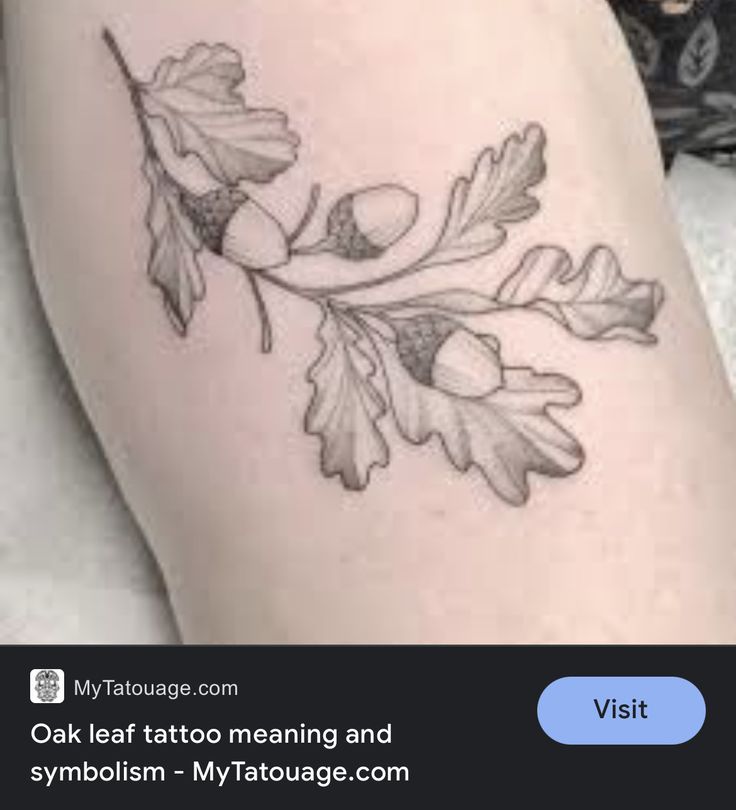 an image of a tattoo with flowers on the side of a woman's leg