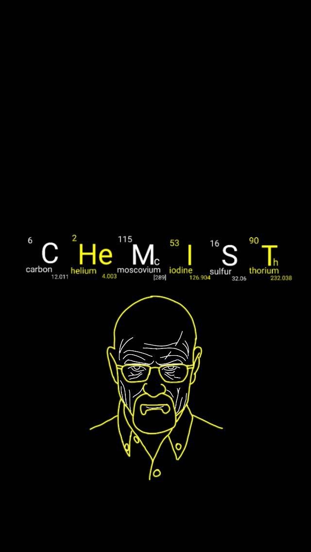 a man with glasses and a beard in front of a black background that says c he must