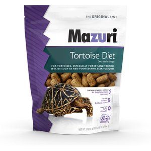 a bag of mazuri tortoise diet