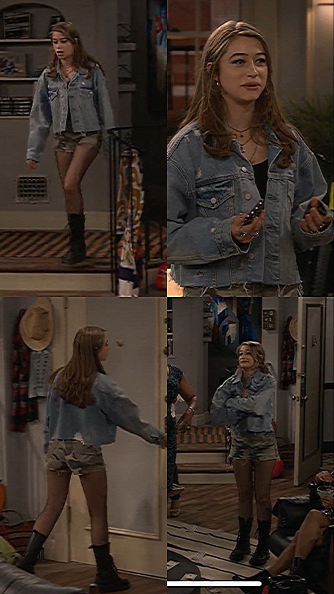 All Denim 90s Outfit, 1997 Outfit Ideas, 90s Movie Fashion Outfits, Cropped Cami Outfit, Cute Outfits For Movies, Outfits Inspired By 80s Movies, Kelly Bishop 70s, Early 90s Fashion Women, 90's Fashion Trends