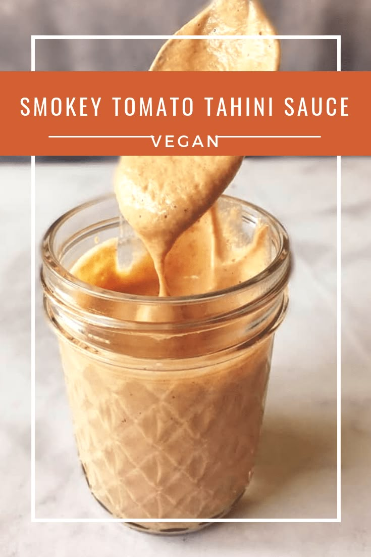 a jar filled with some tasty looking food and the words smokey tomato thai sauce