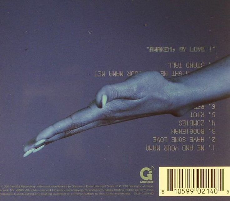 the back side of a cd with a hand reaching out