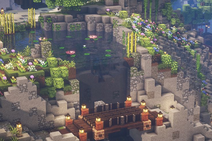 Hobbit Aesthetic Minecraft, Aesthetic Minecraft Hobbit Hole, Cute Cave Entrance Minecraft, Minecraft Mountain Stairs Ideas, Minecraft Cave Bridge Ideas, Cool Minecraft Doorways, Minecraft Hill Terraforming, Minecraft Big Wall Designs, Minecraft Waterfall Entrance