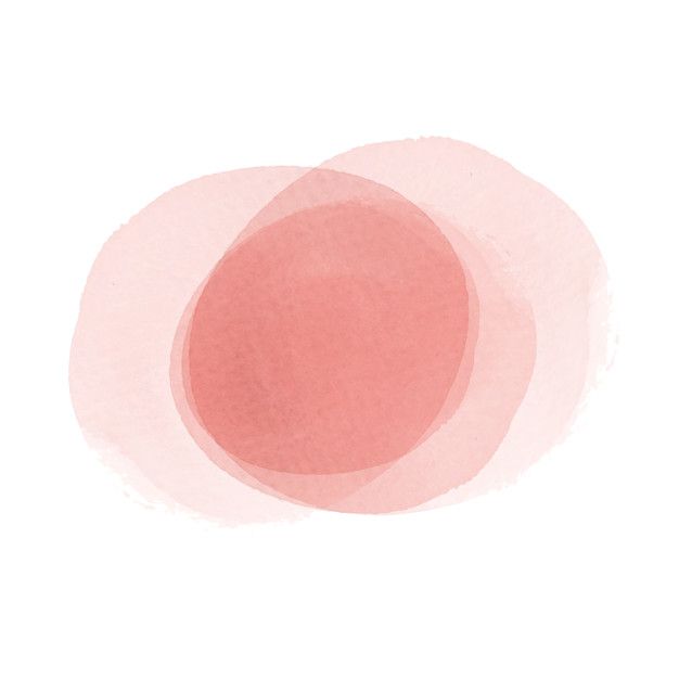 two pink circles on a white background