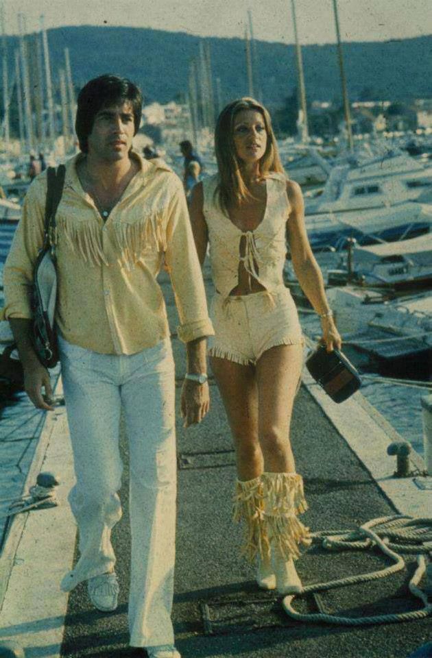 Sheila and his husband, 1976 1960s Groovy Fashion, 1969 Woodstock Fashion, 60s Woodstock Fashion, Woodstock 1969 Outfits, Woodstock 1969 Fashion, Texas Chic Outfit, 70s Lookbook, 60s Festival, Mackinaw Island