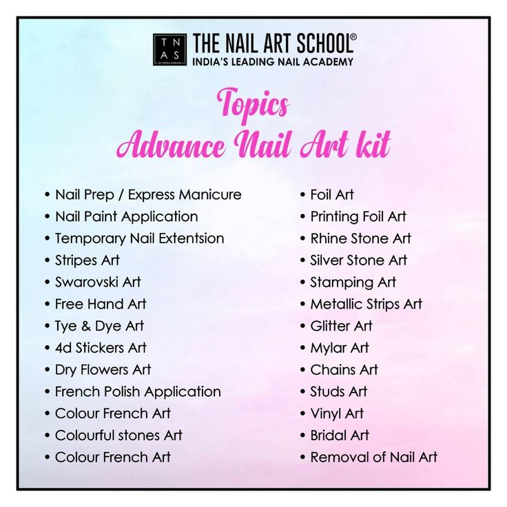 With our Advance Nail Art Kit we are offering free training for 3 days in which we will be covering various topics of Nail Art in a more varied manner. You will also learn new techniques and tips along with creating your own masterpieces. Buy our kit and get the offer ✨ Hurry up! Kindly DM us for more details. 9019376784/ 9900032855 Academy at - Bengaluru #TheNailArtSchool #Zorainstudioandacademy #NailArtCourses #AdvancedNailArtKit #NailStartUpKit #NailArtDesign #BestEducator #LearnNailArt Theory Of Nail Art, Nails Collage Art Designs, Free Online Nail Tech Courses, Nail Tech Starter Kit List, Nail Tech School Notes, Advance Nail Art, Nail Teaching, Nail Tech Notes, Nails Theory