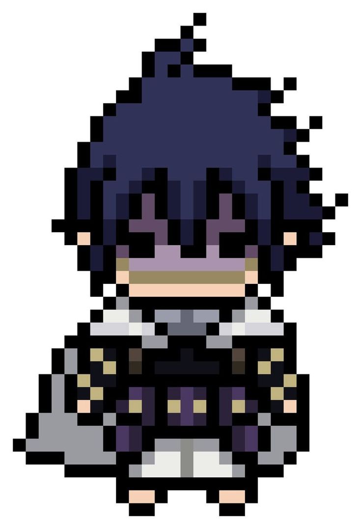 MHA 005 pixel art Small Anime Pixel Art, Saiki K Pixel Art, Mha Pixel Art Grid, Mha Perler Bead Patterns, Mha Perler Beads, Pixel Drawing Anime, Pixel Art Anime Easy, Mha Pixel Art, Pixel Art Pattern Anime