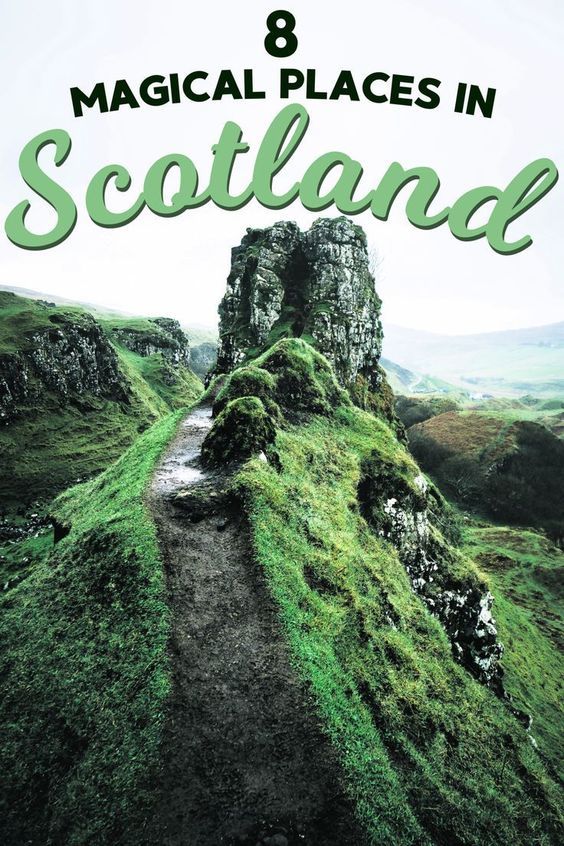 the cover of 8 magic places in scotland