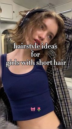 Short Grunge Hair, Hair Inspiration Short, Hairdos For Short Hair, Short Hair Tutorial, Hair Stylies, Penteado Cabelo Curto, Cute Hairstyles For Short Hair, Short Hair Haircuts, Short Hair Styles Easy