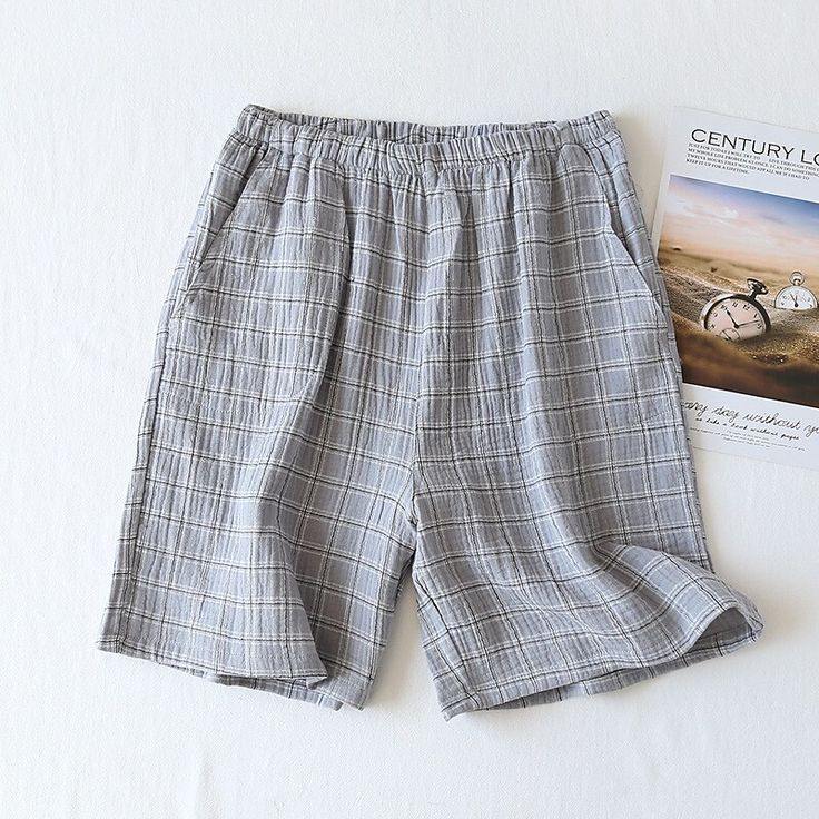 Season:Summer,Spring,Fall; Fabric:Cotton Blend; Gender:Men's; Nightwear Style:Pajama Shorts,Sleepwear; Style:Comfort,Casual,Stylish; Elasticity:Micro-elastic; Occasion:Bed,Daily,Home; Function:Comfort; Pattern:Plaid; Listing Date:08/09/2023; Hips:; Length:; Waist:; Feel of Sensation:Soft,Comfort Men's Sleepwear & Loungewear, Shorts Sleepwear, Comfort Home, Mens Sleepwear, Shorts Style, Spring Fabric, Fall Fabric, Casual Stylish, Sleepwear & Loungewear