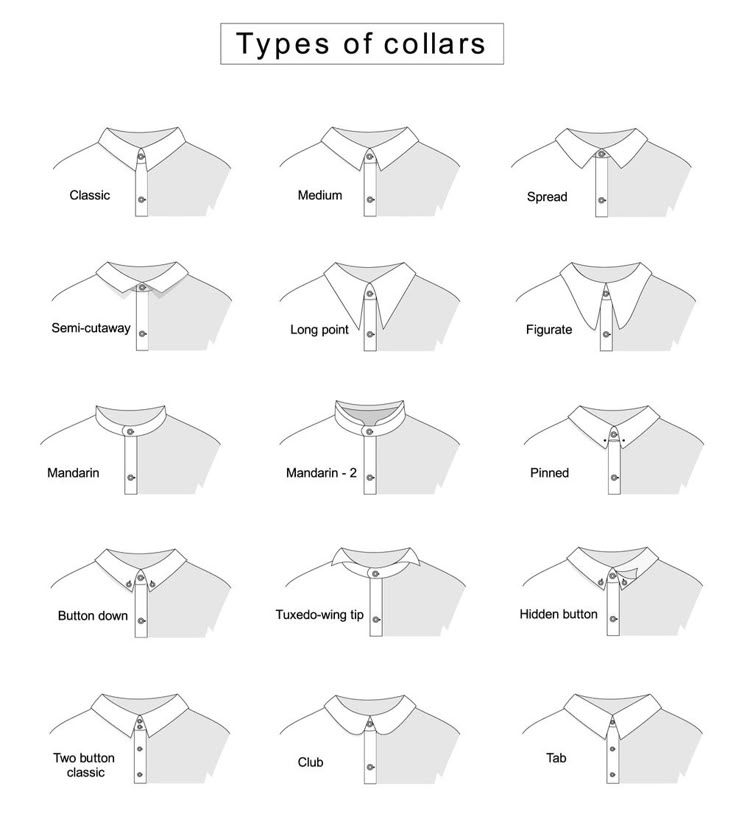 different types of collars for men