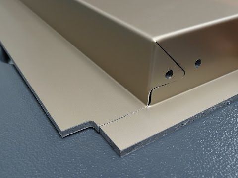 an aluminum strip with holes in the middle