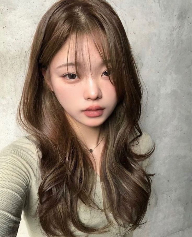 Toned Light Brown Hair, Neutral Hair Dye Ideas, Honey Brown Asian Hair, Hair Colour For Asian, Brown Hair Colors Cool Tone, Asian Hair Colour, Light Brown Hair Asian, Highlights On Asian Hair, Brown Asian Hair