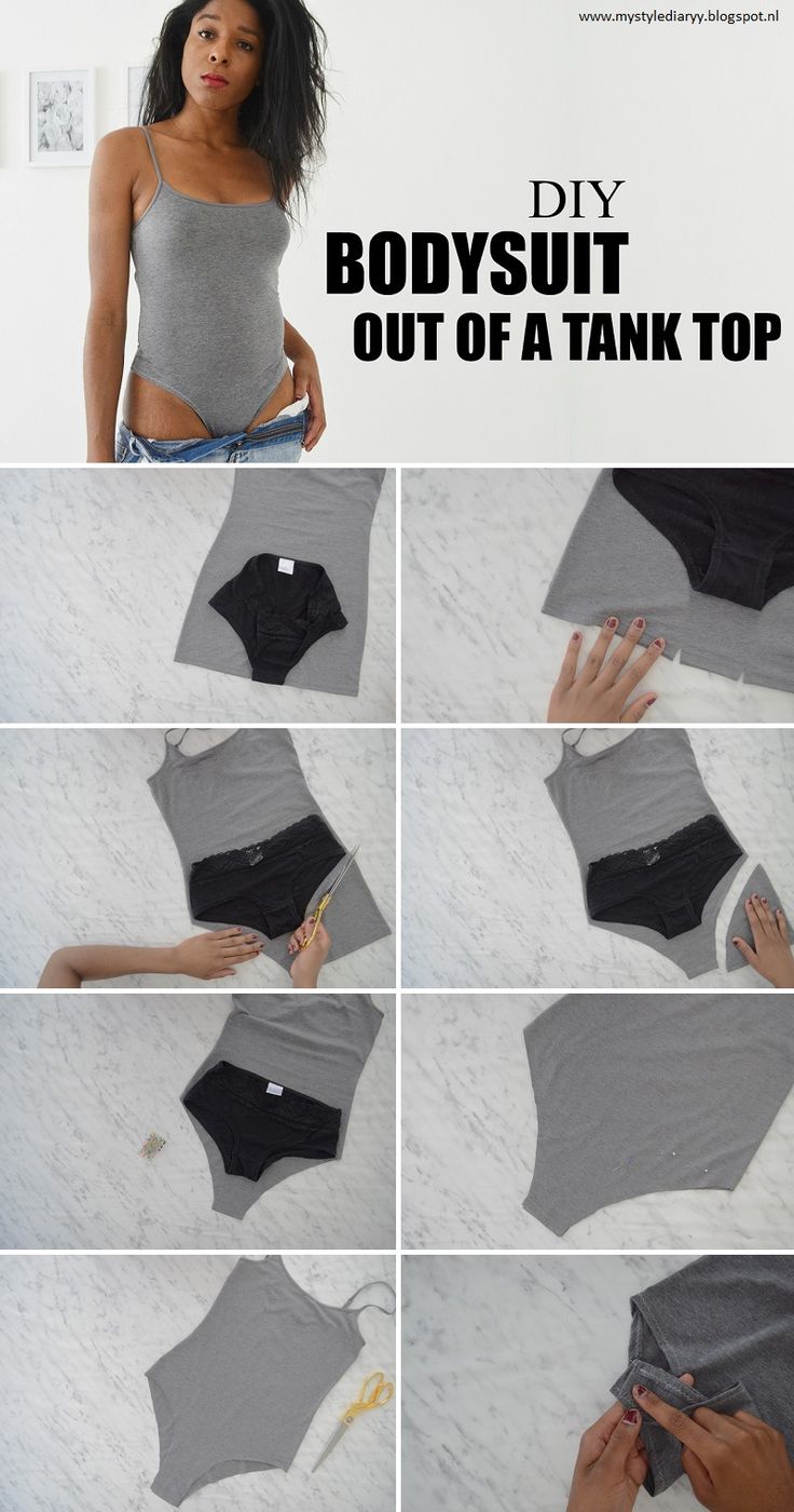 the instructions for how to make a tank top