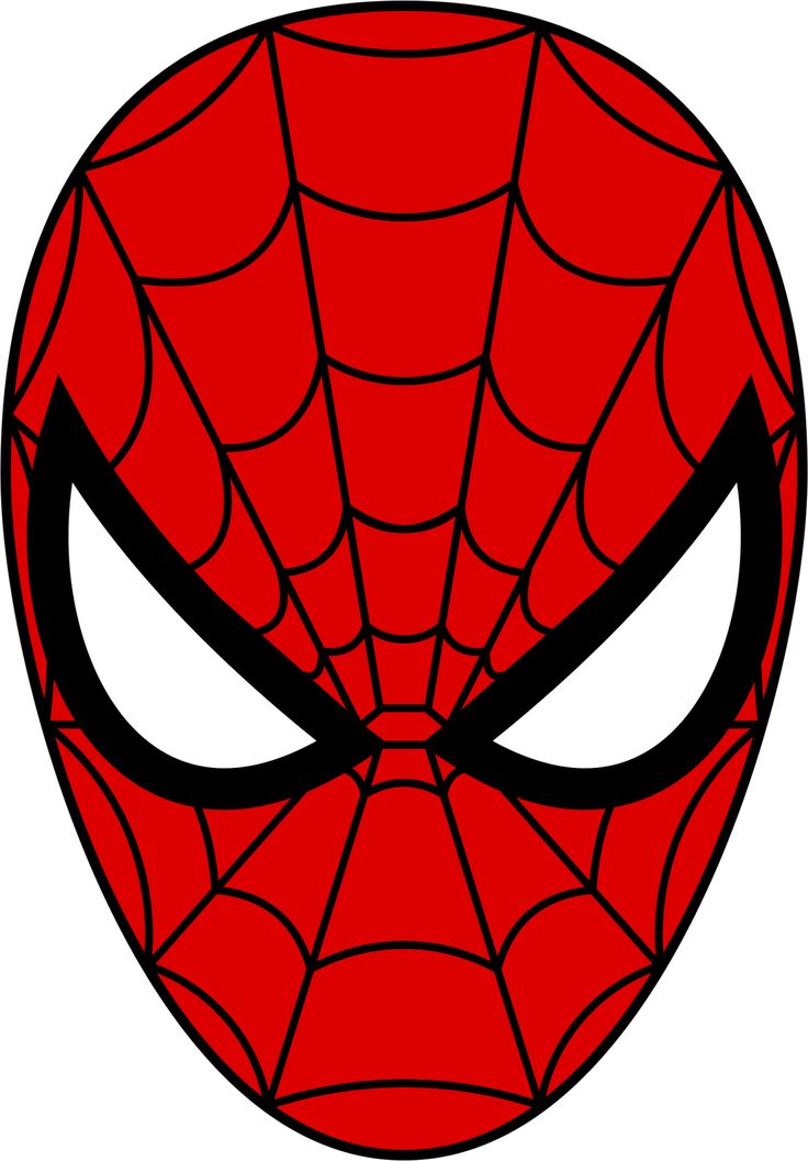 a spiderman face with eyes and headbands on it's sides,