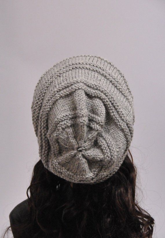 Hand knit wool hat woman winter hat slouchy grey hat ready | Etsy Gray Warm Hats In One Size, Gray Warm Hats One Size, Warm Gray Bonnet One Size Fits Most, Warm Gray Hat One Size, Gray Warm One-size Hats, Gray Brimmed Crochet Hat For Winter, Gray Hat For Cold Weather, One Size, Cozy Gray Warm Hat, Gray Knitted Beanie