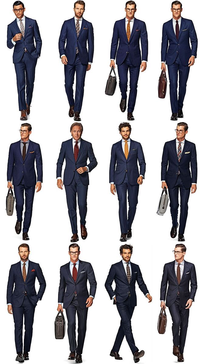 Men's Vogue Mens Navy Suit, Suits And Ties, Interview Suits, Men In Suits, Interview Attire, A Man In A Suit, Man In A Suit, Blue Suit Men, Suit Outfit