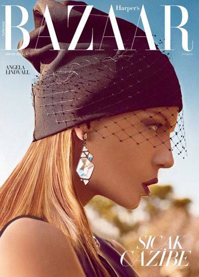 veiled beanie Fashion Headpiece, Hats Outfit, Harpers Bazaar Covers, Fascinator Hats Outfit, Angela Lindvall, Hipster Beanie, Harpers Bazaar Magazine, Bazaar Magazine, Magazine Ideas