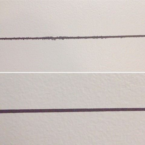 two lines that are next to each other in the same direction, one is black and white