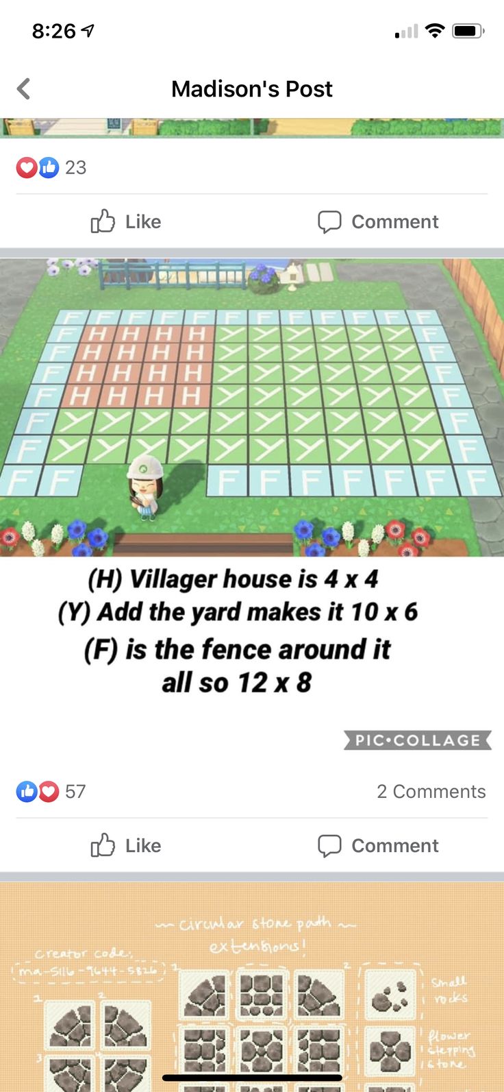 an image of a computer screen with the words villager house on it and another screenshot