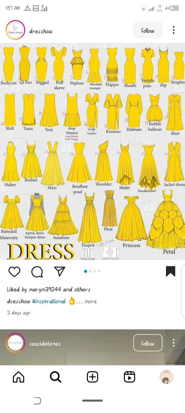 Different Dress Necklines Style, Types Of Dress Material, Different Kinds Of Dresses Style, Names Of Dress Styles, Dress Silhouettes Types, Dress Dictionary, Dress Types Names, Dress Cuts Types Of, Dresses Types Chart Style