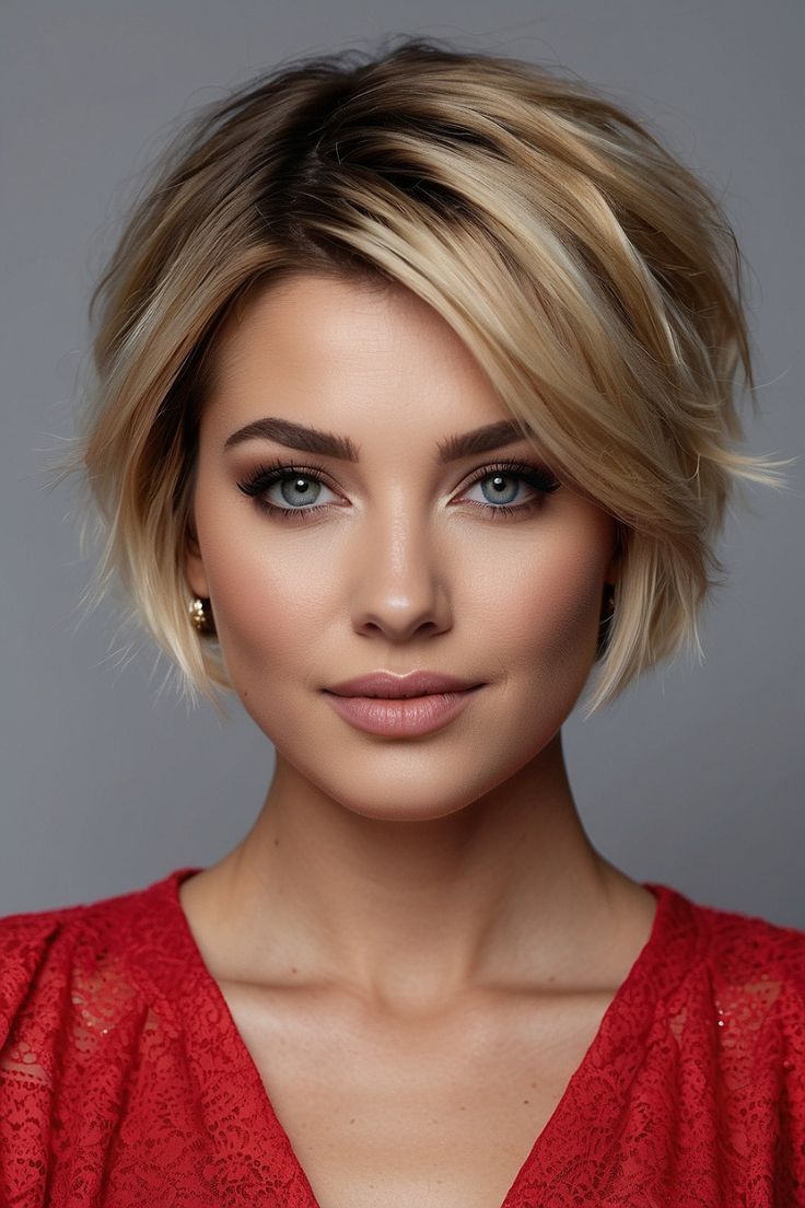 Short Messy Hair Women, Short Bobs Haircuts, French Haircuts, Hairstyle Short, Choppy Bob Hairstyles, Shorter Hair, Chin Length Hair, Women Ideas, Messy Short Hair