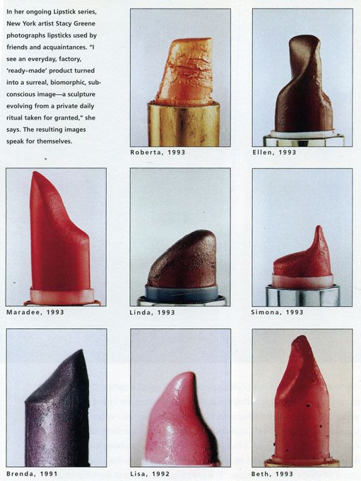 an image of different shapes and sizes of lipstick