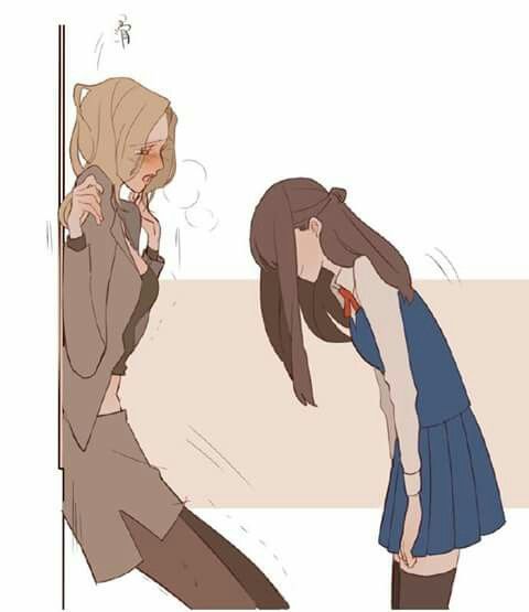 Yuri Love, Yuri Comics, Walpapers Cute, Anime Elf, Yuri Manga, Lesbian Art, Yuri Anime, Animated Drawings, Anime Girlxgirl