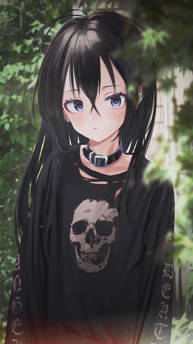 Tipografi 3d, Animes Emo, Anime Goth, Japon Illustration, Gothic Anime, Anime People, Anime Oc, Art Anime, Dark Anime