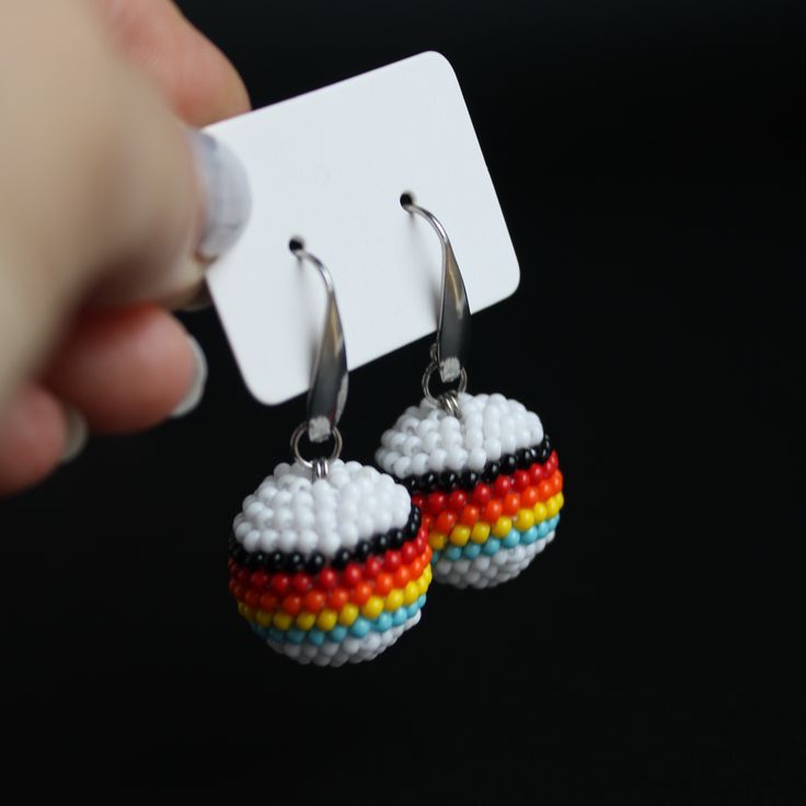 Native american beaded earrings ball seed beads earrings statement southwestern jewelry birthday presentATTENTION* I have worked out the product packaging , so it will come to you without damage, otherwise you can return itPRODUCT SPECIFICATIONS*SIZE EARRINGS: lenght 4 cm (1.6 inc), diameter ball 2 cm (0.8 inc)* ! Jewelry should be kept out of the reach of children and Pets. Contact with fire, cosmetics and perfumes should be avoided. ! Seed Beads Earrings, Seed Bead Crafts, Native American Beaded Earrings, Beads Earrings, Native American Beading, Southwestern Jewelry, Jewelry Birthday, Seed Bead Earrings, Earrings Statement