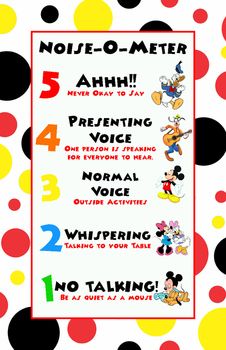 an advertisement for the mickey mouse musical program with polka dot background and red, white, and black numbers