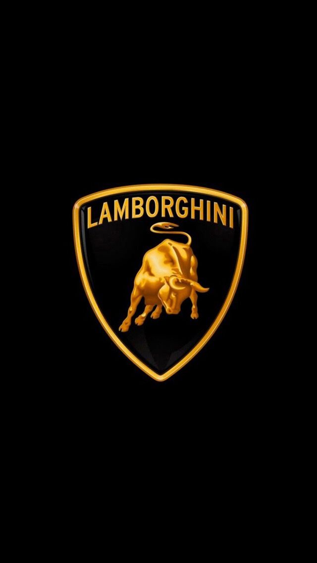 the lamb logo on a black background