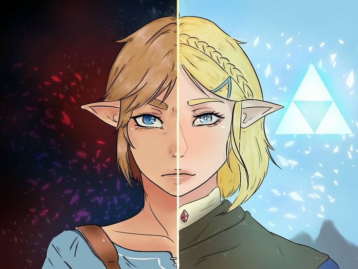 Legend of Zelda Breath of the Wild sequel inspired art > Link and ...